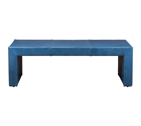 Olivia + Quinn Butler Cocktail Table - Luxurious Leather Design, Stylish & Functional Accent For Your Living Room Pippa Marine Leather,Foam,Wood 9120_Cnk5520