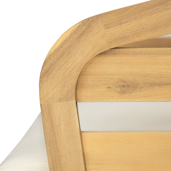 English Elm Christopher Knight Home® - Royal Wood Club Chair Set Of 2 - Elegant Indoor/Outdoor Seating With Plush Cushions & Easy Care N773P218354B2