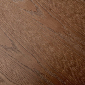 English Elm Modern Oval Mdf Coffee Table with Drawer Natural Matte Finish for Living Rooms Walnut W2085P399021