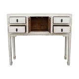 Lilys Four Drawers Console Table Antique Off White 9124-W