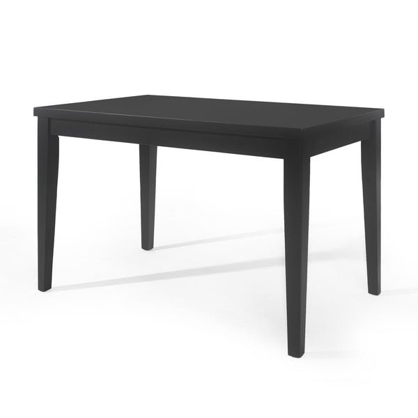 English Elm Christopher Knight Home® - Wood Counter Height Dining Table with Farmhouse Charm, Durable Rubberwood Frame & Easy-Clean Top Matte Black 69004.00BLK