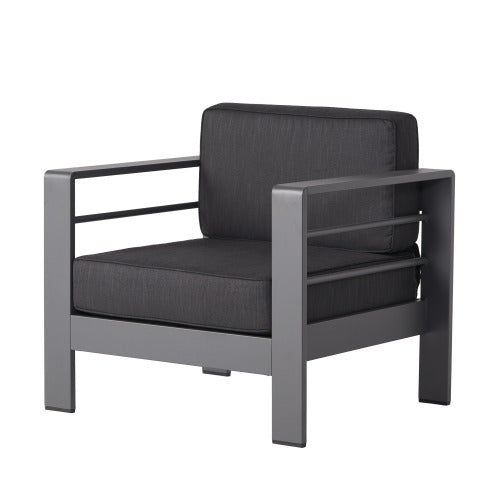 English Elm Christopher Knight Home® - 56347.00Gry-Part D-Seat - Durable Dark Grey Aluminum Replacement For Commercial & Residential Use N775P203276X