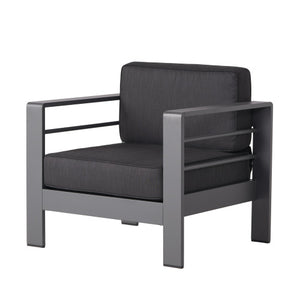 English Elm Christopher Knight Home® - 56347.00Gry-Part D-Seat - Durable Dark Grey Aluminum Replacement For Commercial & Residential Use N775P203276X