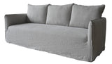 Lilys Naples Slipcover Sofa Wash Linen Gray (Dx130-11) 9129-LG