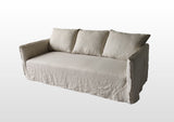 Lilys Naples Slipcover Sofa Wash Linen Light Beige (Dx165-2) 9129-LBN