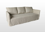 Lilys Naples Slipcover Sofa Wash Linen Light Beige (Dx165-2) 9129-LBN