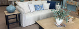 Lilys Naples Slipcover Sofa Wash Linen Light Beige (Dx165-2) 9129-LBN