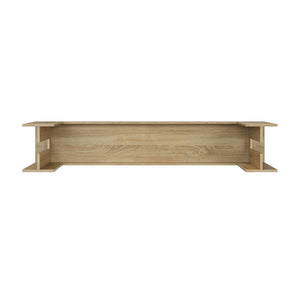 English Elm 62.99-inch Farmhouse Console Table Slim Entryway Sofa Accent with Rustic Wood Finish Oak W1706P399676