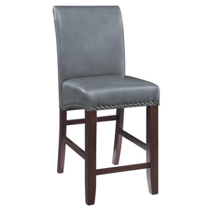OSP Home Furnishings 24" Parsons Barstool Pewter
