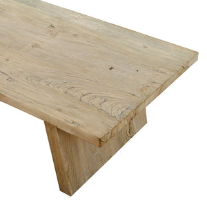 Lilys Sled Coffee Table Weathered Natural Old Wood 9132-L