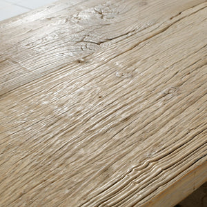 Lilys Sled Coffee Table Weathered Natural Old Wood 9132-L