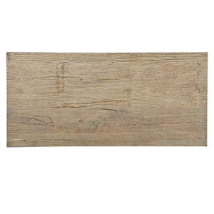 Lilys Sled Coffee Table Weathered Natural Old Wood 9132-L