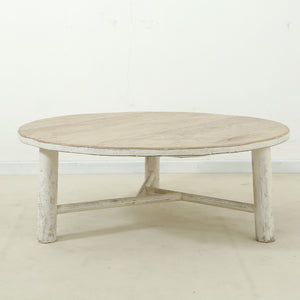 Lilys Amalfi Two Tones 48" Round Coffee Table With Round Legs 9137-W