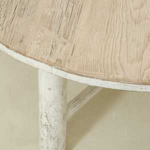 Lilys Amalfi Two Tones 48" Round Coffee Table With Round Legs 9137-W