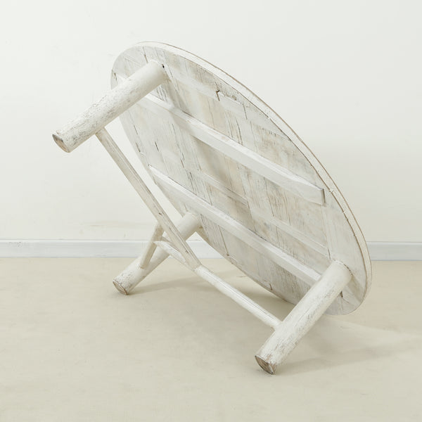 Lilys Amalfi Two Tones 48" Round Coffee Table With Round Legs 9137-W