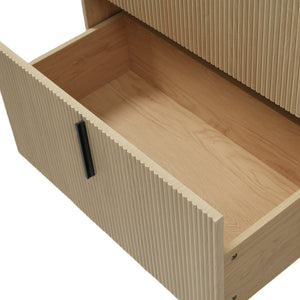 English Elm Christopher Knight Home® - 30" Bathroom Vanity With Ceramic Sink, Soft-Close Drawers & Elegant Fluted Design For Small Spaces N817P295761N