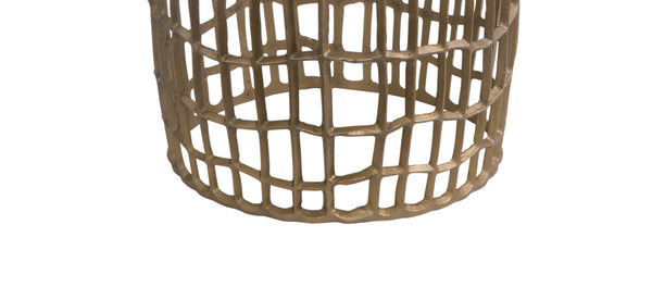 Basset Mirror Harper Accent Table - Elegant Antique Bronze Frame With Clear Glass Top For Modern Sophistication Bronze Metal 9141-lr-223