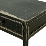 Lilys Milo Three Drawers Desk Antique Black 9143-B