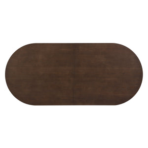 English Elm Christopher Knight Home® - Oval Dining Table Double Pedestal - Rustic Walnut Elegance For Family Gatherings & Entertaining N771P265584T_N771P265585T