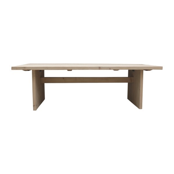 Lilys Capri Dining Table Weathered Natural Wood 120X40X31H 9147-L