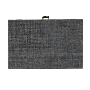 Butler Specialty Chatham Raffia Nightstand - Chic Woven Design With Sliding Drawer And Stylish Display Shelf For Home Charcoal Gmelina Arborea Wood,Mdf,Maple Veneer,Raffia,Aluminum 9147420-butler