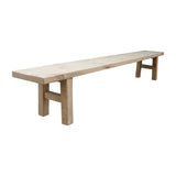 Lilys 9Ft Long Capri Bench Warm Natural Pinewood 107X15X18 9148N-L