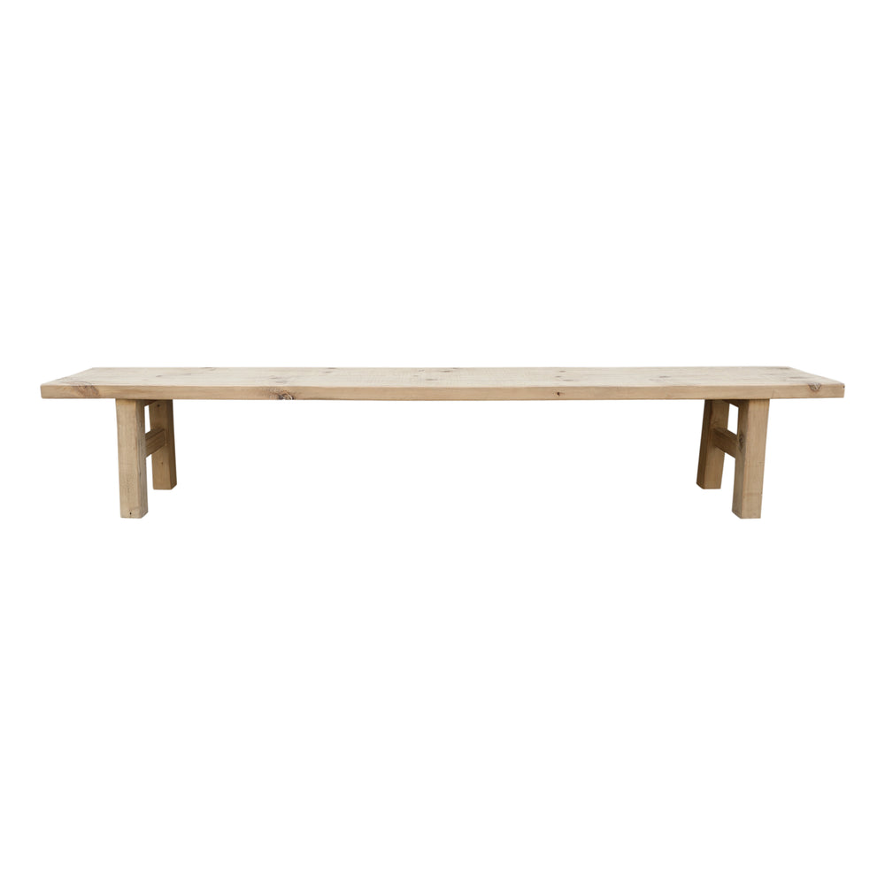 Lilys 9Ft Long Capri Bench Warm Natural Pinewood 107X15X18 9148N-L