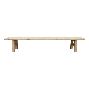 Lilys 9Ft Long Capri Bench Warm Natural Pinewood 107X15X18 9148N-L