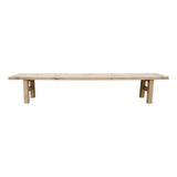 Lilys 9Ft Long Capri Bench Warm Natural Pinewood 107X15X18 9148N-L