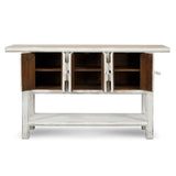 Lilys Amalfi Two Tones 3 Doors Console With Shelf Off White 63X16X36 9149-S