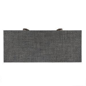 Butler Specialty Chatham 6 Drawer Dresser In Woven Raffia With Brass Pulls - Chic Storage Solution For Any Room Charcoal Gmelina Arborea Wood,Mdf,Maple Veneer,Raffia,Aluminum 9149420-butler