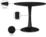 Tulip Black Dining Table 914Black-T Meridian Furniture