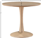 Tulip Natural Oak Dining Table 914Oak-T Meridian Furniture