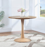 Tulip Natural Oak Dining Table 914Oak-T Meridian Furniture