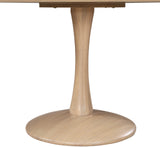 Tulip Natural Oak Dining Table 914Oak-T Meridian Furniture