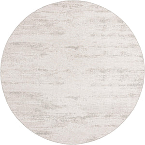 Unique Loom Outdoor Modern Cartago Machine Made Abstract Rug Gray, Ivory 10' 0" x 10' 0"