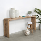 Lilys Vintage Waterfall Console Table Weathered Natural Approx.6-6.5Ft Long 9150-S