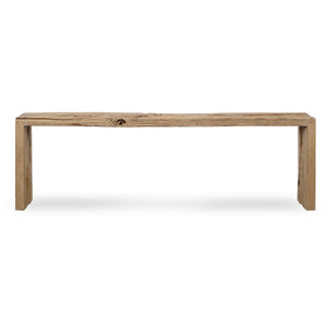 Lilys Vintage Waterfall Console Table Weathered Natural Approx.8Ft Long 9150-XL