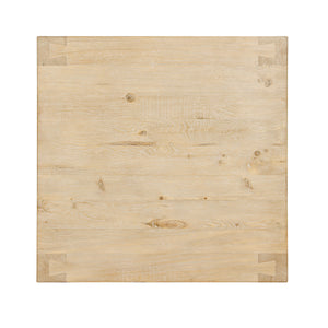 Lilys Capri Dovetail Square Coffee Table Weathered Natural 43X43X17H 9152-1
