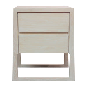 Lilys Lily Casa Side Table With Two Drawers Whitewash 9153