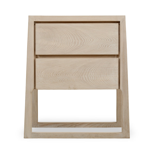 Lilys Lily Casa Side Table With Two Drawers Whitewash 9153