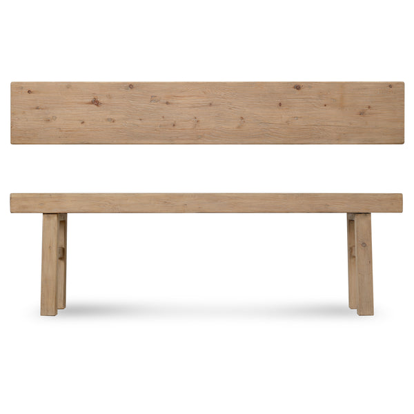 Lilys Capri Long Plank Console Table Weathered Natural Pinewood 100X16X31 9154