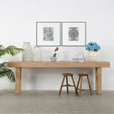 Lilys Capri Long Plank Console Table Weathered Natural Pinewood 100X16X31 9154