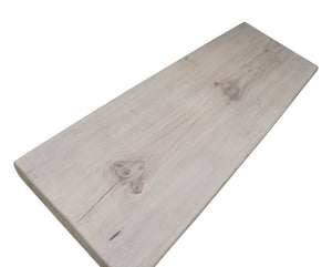 Lilys 67" Long 20-24 Inches Deep Capri Live Edge Primitive Coffee Table Weathered Natural(Size Vary) 9155