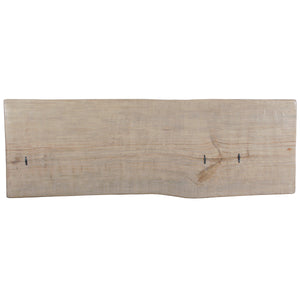 Lilys 67" Long 20-24 Inches Deep Capri Live Edge Primitive Coffee Table Weathered Natural(Size Vary) 9155