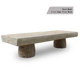 Lilys 68" Long 15-17 Inches Deep Capri Live Edge Primitive Bench/Table 9155-1