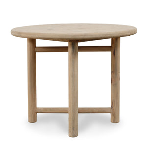 Lilys Capri Round Side Table Weathered Natural 31X31X25H 9156-NA