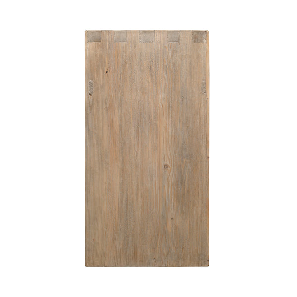 Lilys Waterfall Console Table With Five Drawers Weathered Natural Wood 98X18X34 Pre-Order Only 9157-L