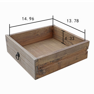 Lilys Waterfall Console Table With Five Drawers Weathered Natural Wood 90X18X34 Pre-Order Only 9157-S