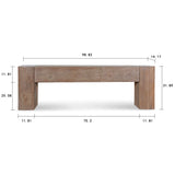 Lilys Magno I Console (Constructed From Old Foundational Beams Approx 98X14X32H) 9159